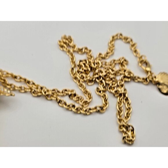 Kirks Folly Whispering Angel Interchangeable Seashell Brooch Pendant Necklace - Picture 9 of 14